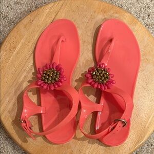 Coach EUC Jelly Thing Sandals